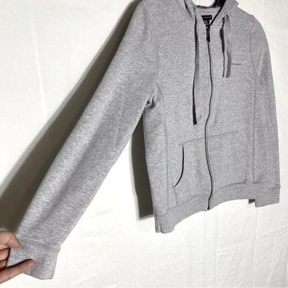 Champion Light Grey Zip Front Activewear Hoodie S - Picture 13 of 16